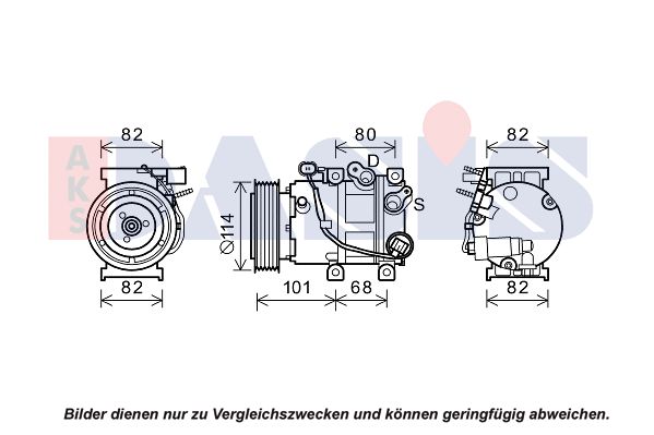 AKS DASIS Kompressori, ilmastointilaite 852824N